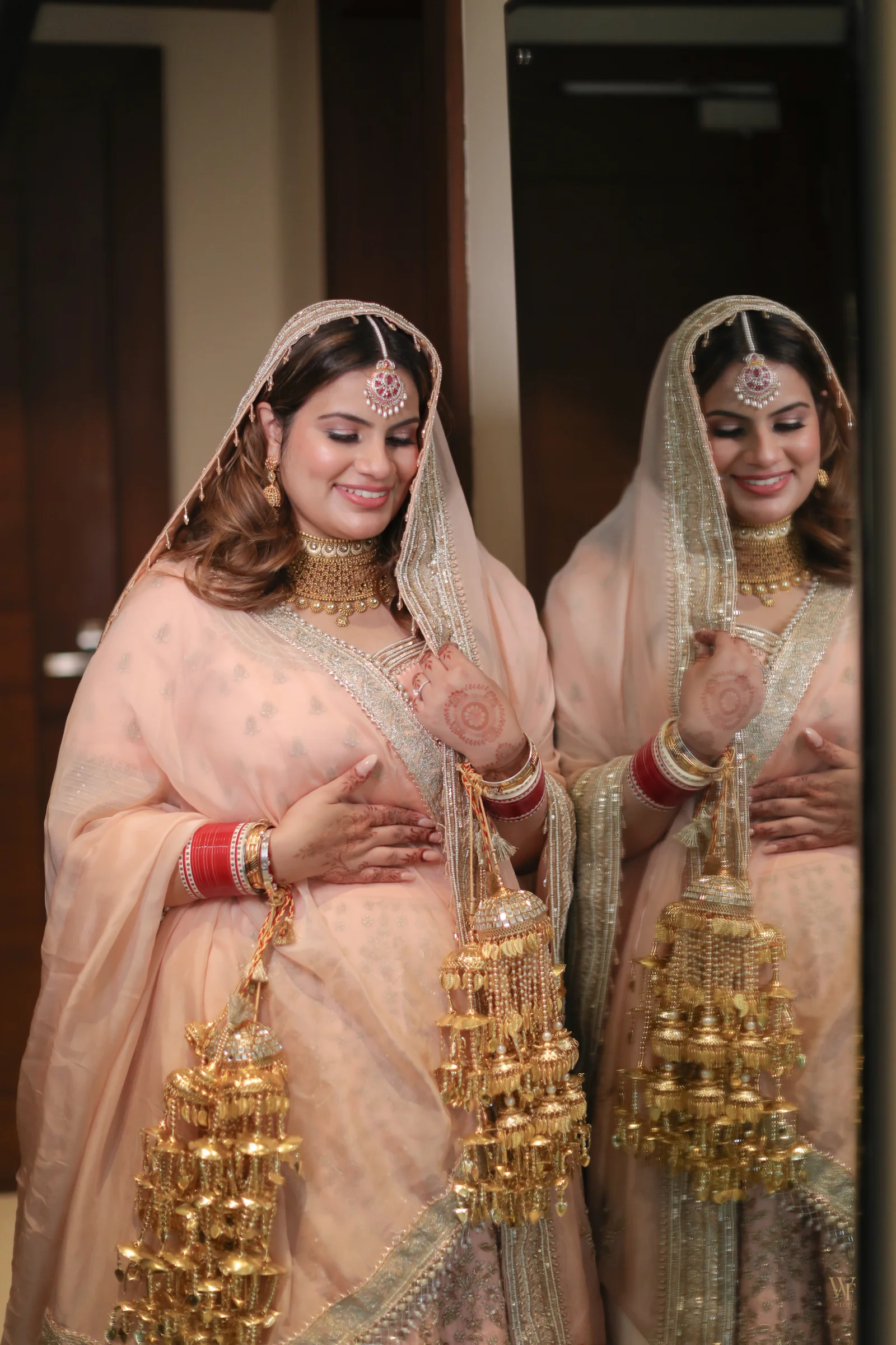 Best wedding photographers in Delhi capturing a candid wedding moment